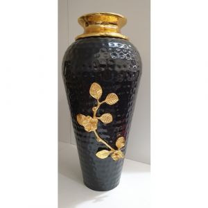 Long Black Flower Pot