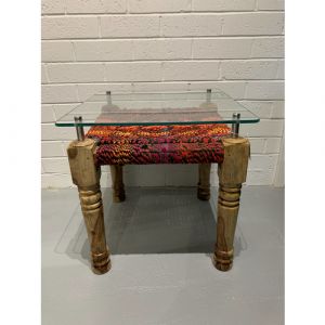 Manji with Glass Table Top
