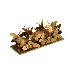 Iron Butterfly 3 Candle Holder Centre Piece